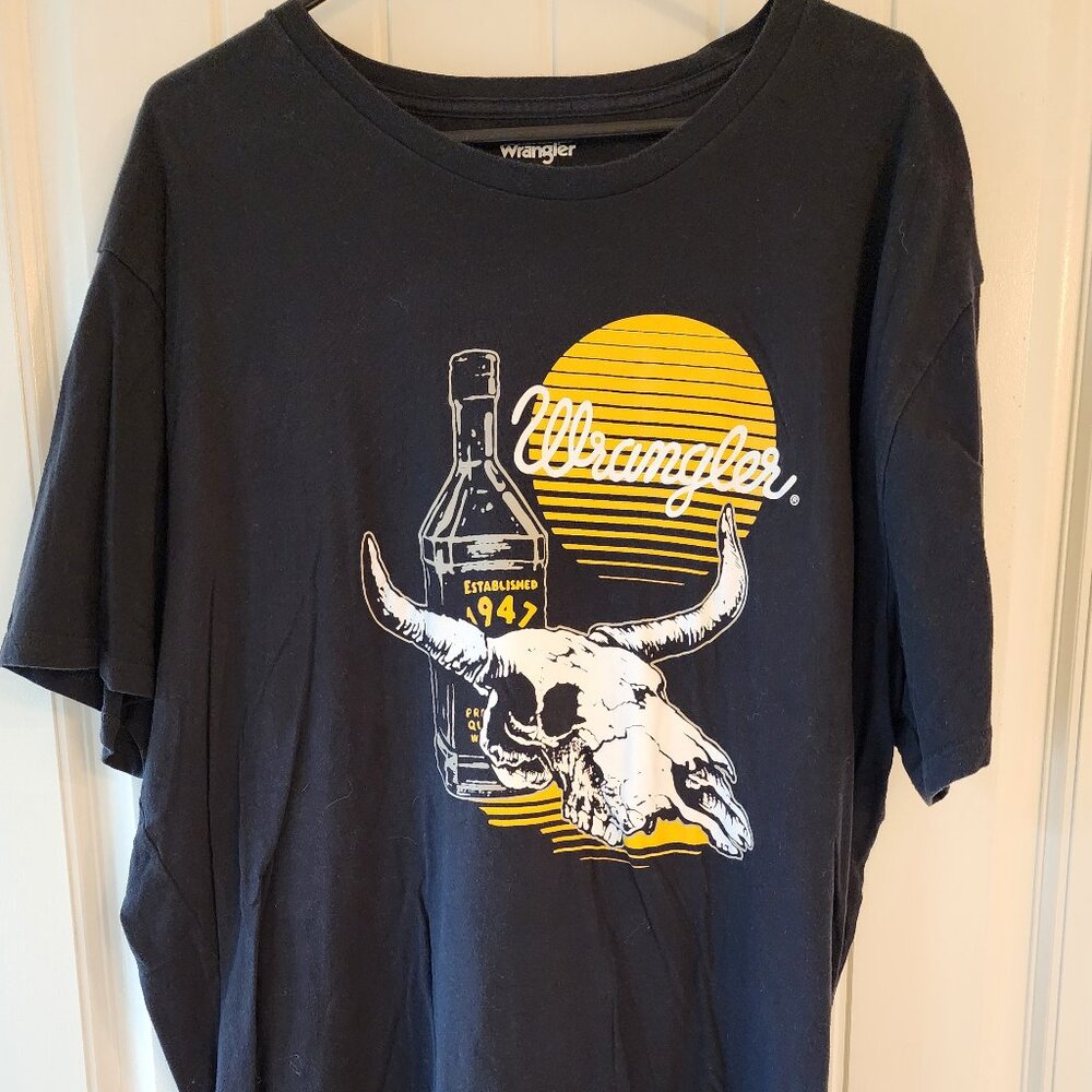 Black Wrangler Logo T-Shirt